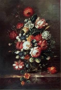 Floral, beautiful classical still life of flowers.063, unknow artist